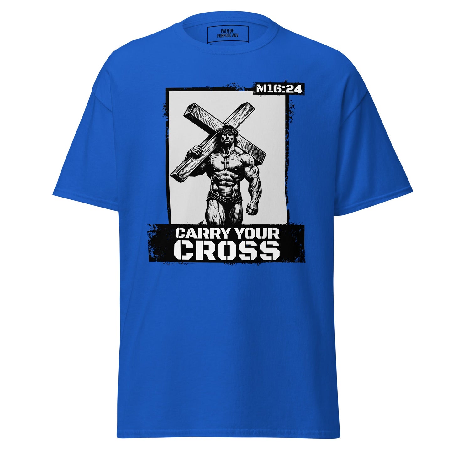 M16:24 Carry Your Cross Tee - Path of Purpose AdvPath of Purpose Adv