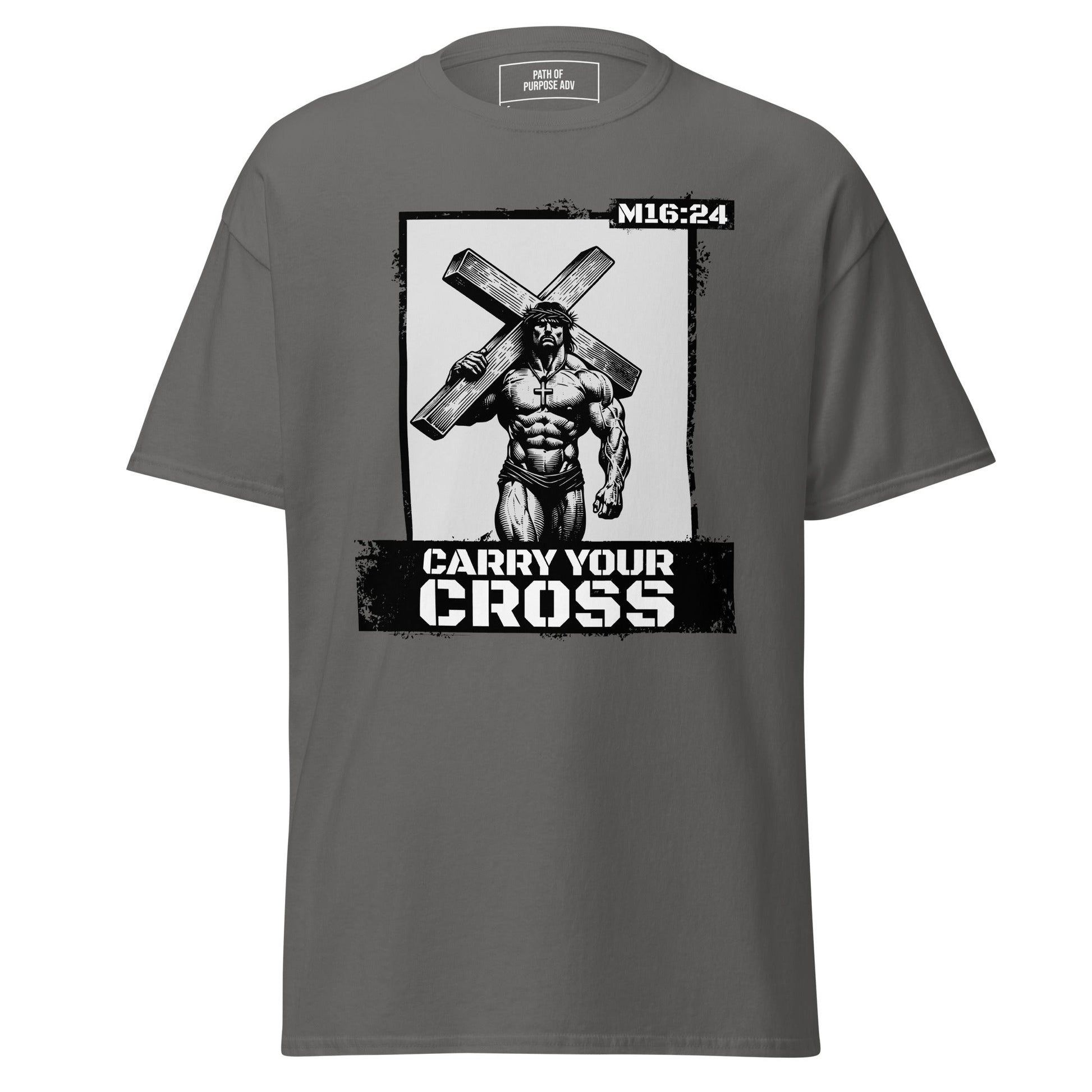 M16:24 Carry Your Cross Tee - Path of Purpose AdvPath of Purpose Adv