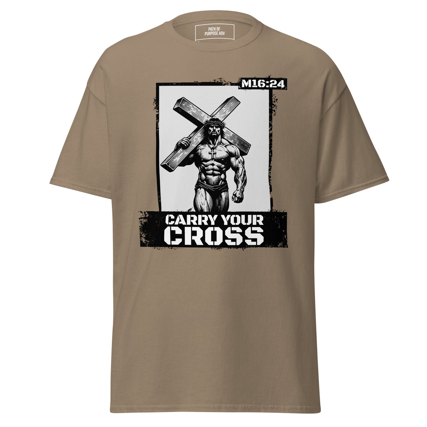 M16:24 Carry Your Cross Tee - Path of Purpose AdvPath of Purpose Adv