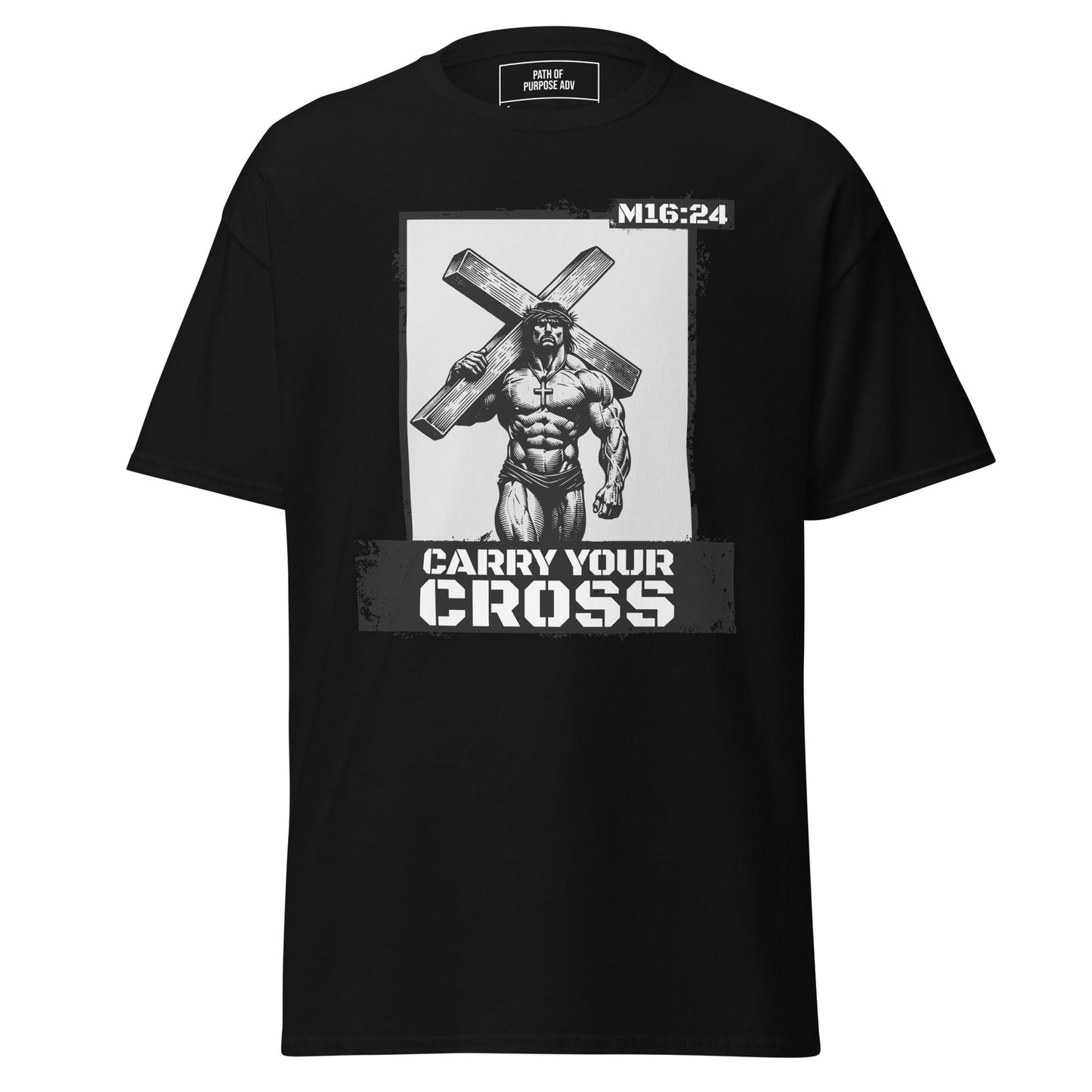 M16:24 Carry Your Cross Tee - Path of Purpose AdvPath of Purpose Adv