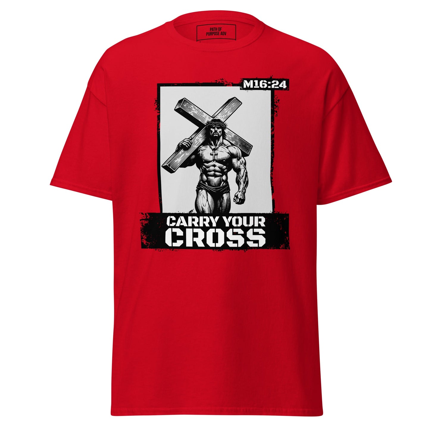 M16:24 Carry Your Cross Tee - Path of Purpose AdvPath of Purpose Adv