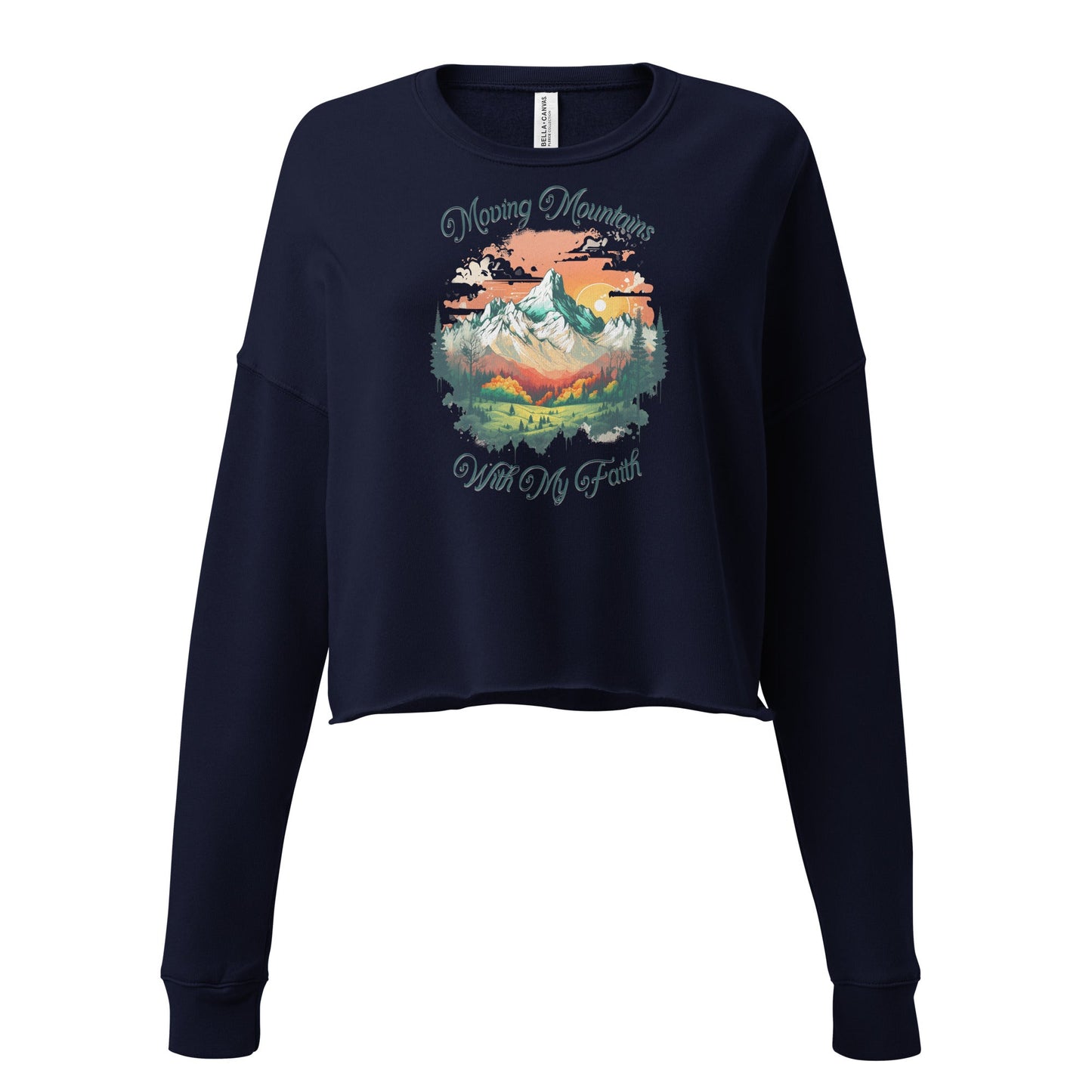 Moving Mountains Crop Sweatshirt - Path of Purpose AdvPath of Purpose Adv