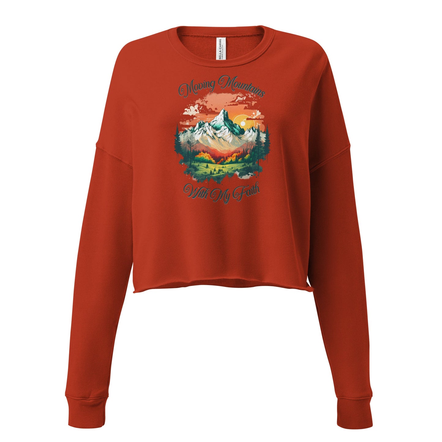 Moving Mountains Crop Sweatshirt - Path of Purpose AdvPath of Purpose Adv