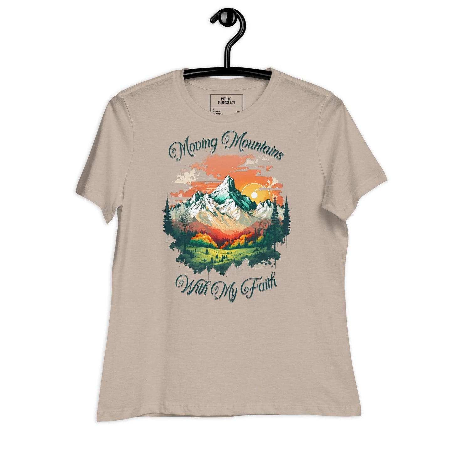 Moving Mountains Women's T-Shirt - Path of Purpose AdvPath of Purpose AdvClothing