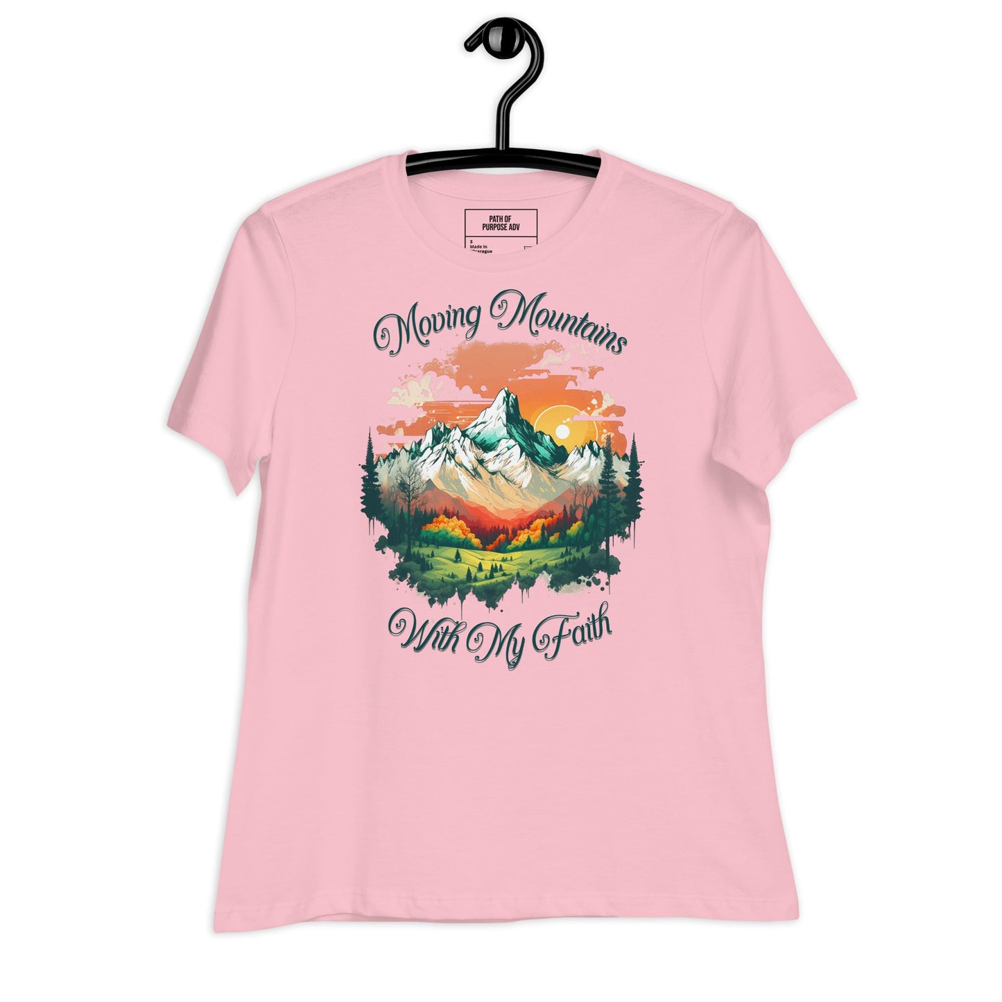 Moving Mountains Women's T-Shirt - Path of Purpose AdvPath of Purpose AdvClothing