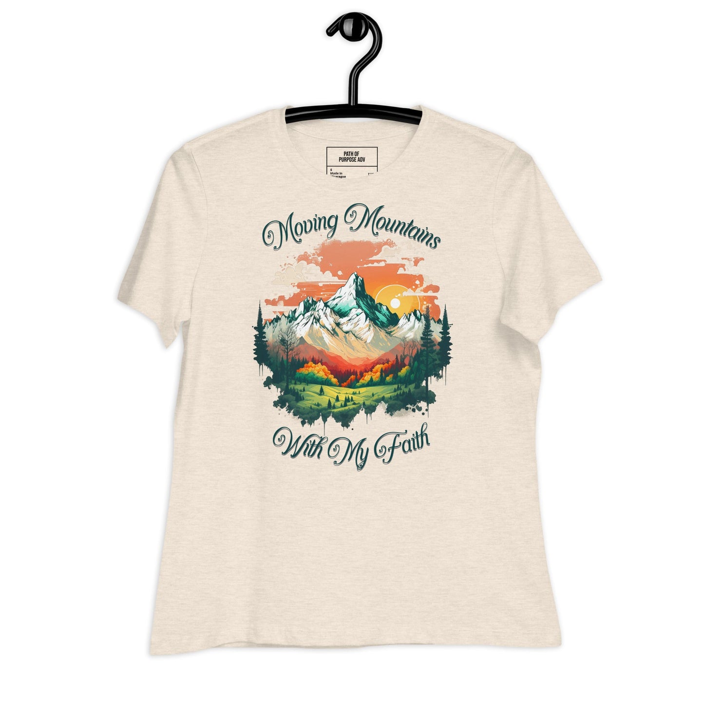 Moving Mountains Women's T-Shirt - Path of Purpose AdvPath of Purpose AdvClothing