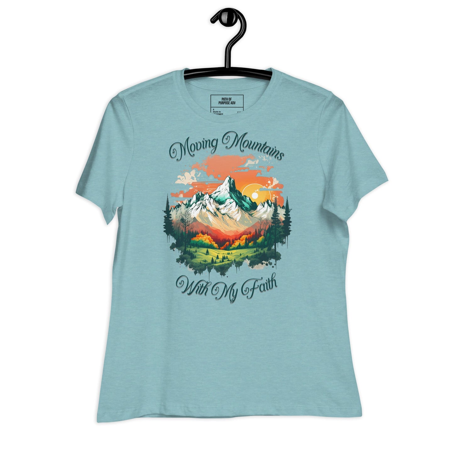 Moving Mountains Women's T-Shirt - Path of Purpose AdvPath of Purpose AdvClothing