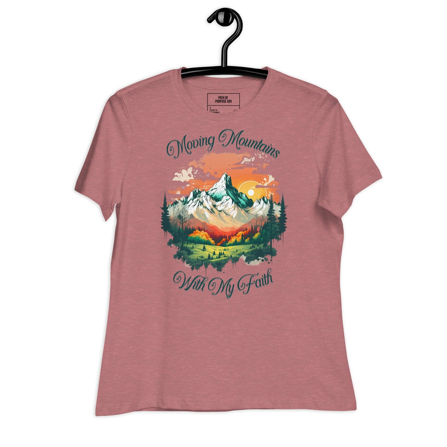 Moving Mountains Women's T-Shirt - Path of Purpose AdvPath of Purpose AdvClothing