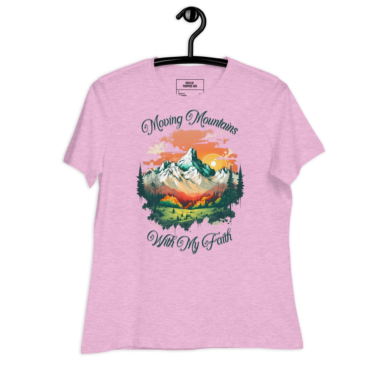 Moving Mountains Women's T-Shirt - Path of Purpose AdvPath of Purpose AdvClothing