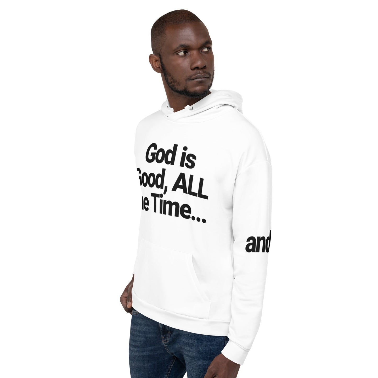 Path of Purpose Adv 3 - Sided Faith Hoodie: God Is Good, All the Time - Path of Purpose AdvPath of Purpose AdvHoodie